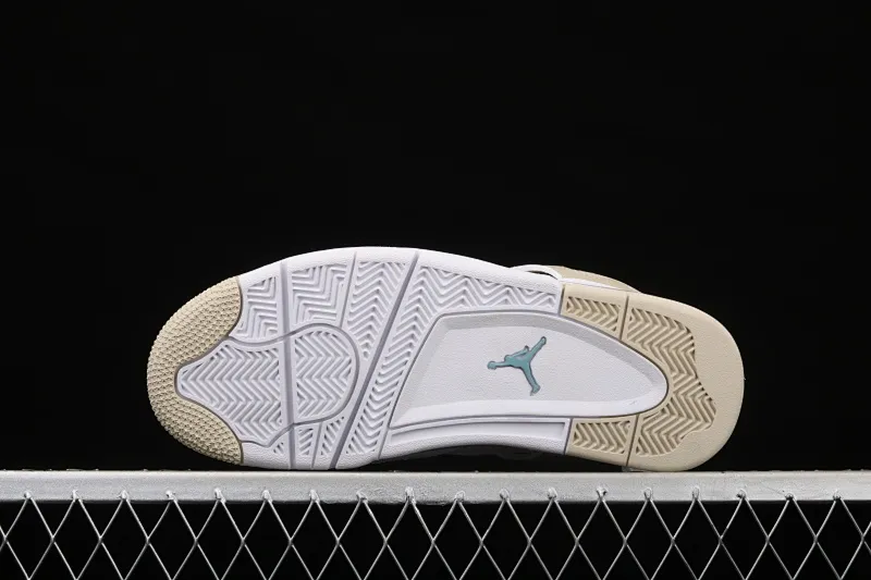 All categories Air Jordan Jordan series basketball shoes Air Jordan 4 G version Air Jordan 4 "Linen" AJ4 Joe 4 beach white gold 487724-118